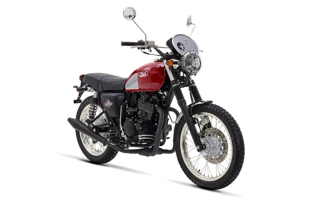 Moto Mash Scrambler 400 rouge - moto femme