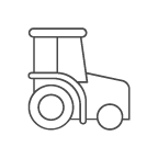 Agricultural equipment icon