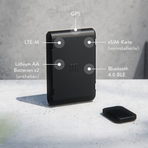 Monimoto GPS tracker und schlüssel