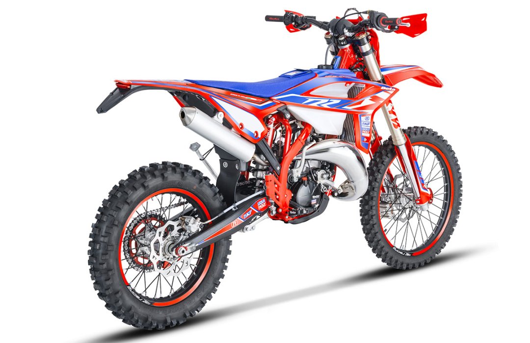 Moto 125 enduro Beta RR Racing 2T 125 MY de couleur rouge