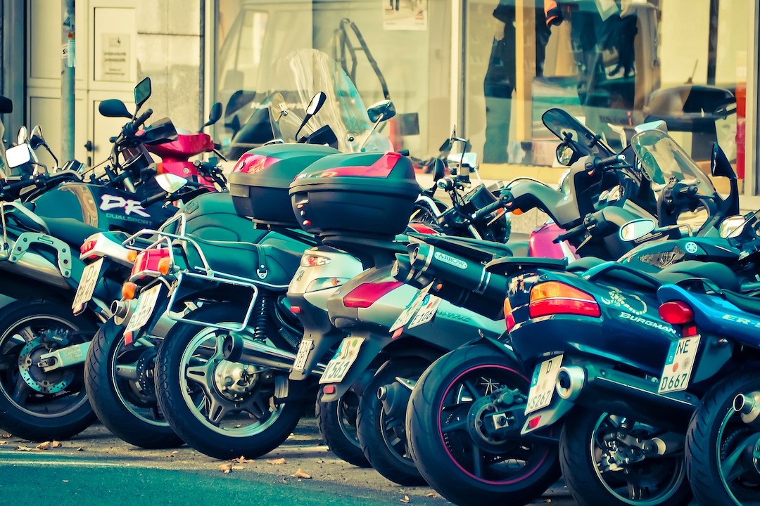 motorcycle parking - motorcycle lock