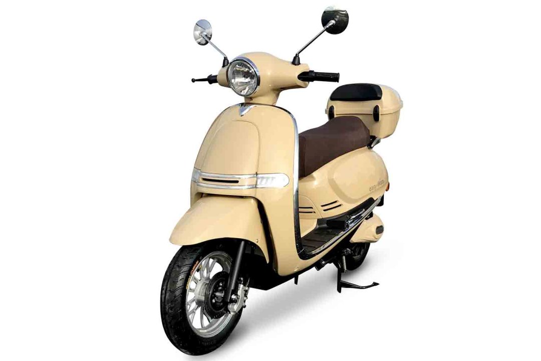 Scooter électrique Easy-Watts E-Presto Max de couleur beige