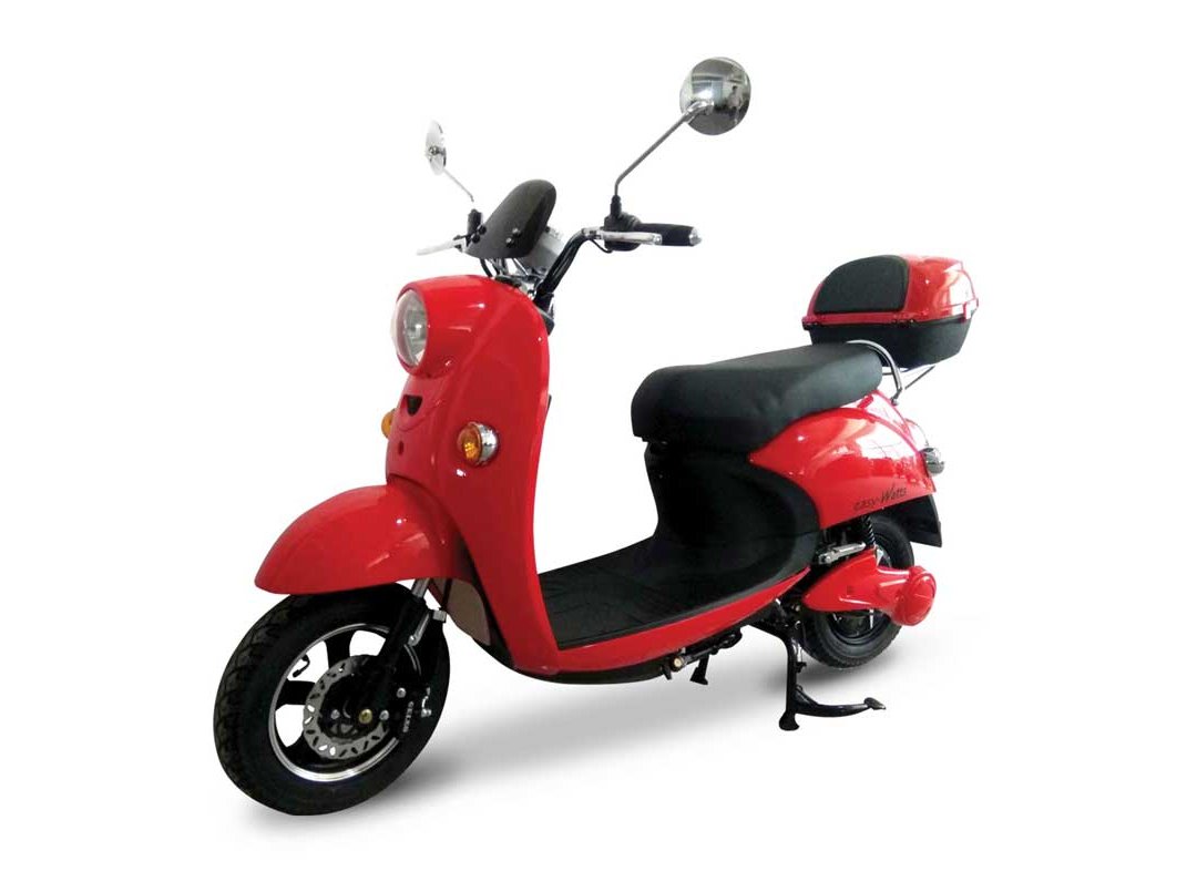 Scooter électrique Easy-Watts Emma de couleur rouge